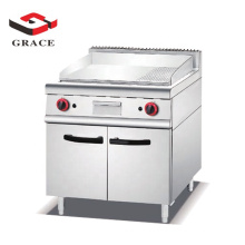 Commercial Restaurant Kitchen Equipment Body Stainless Steel Flat and Grooved Gas Griddle